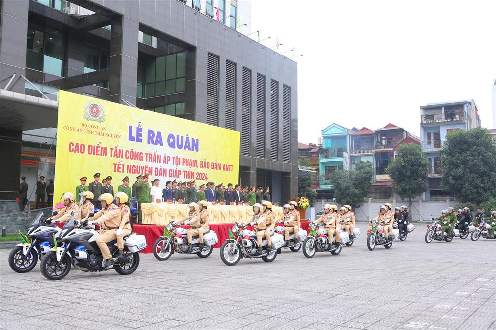 Đồng loạt triển khai cao điểm ra quân tấn công trấn áp tội phạm dịp Tết Nguyên đán Giáp Thìn 2024