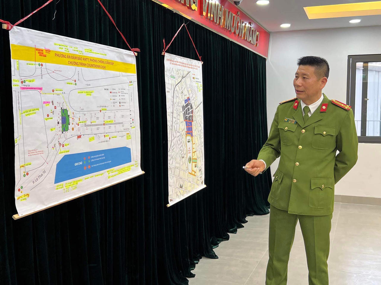 Triển khai phương án bảo đảm an ninh trật tự cho lễ hội Countdown chào năm 2024