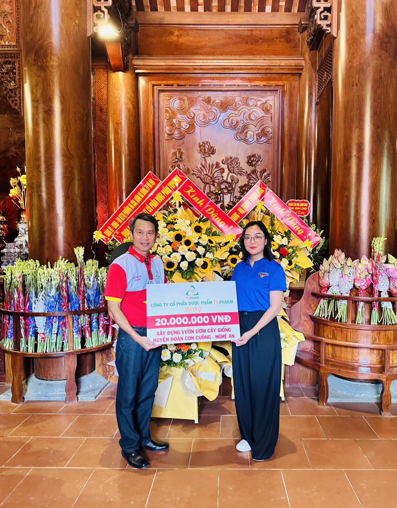 Dược phẩm TV.PHARM hành trình về nguồn tại Nghệ An quê Bác