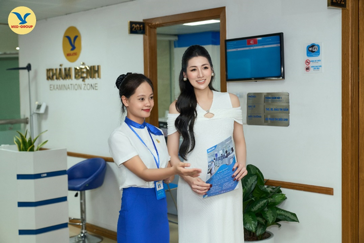 Á hậu Dương Tú Anh tin tưởng thực hiện xét nghiệm sàng lọc trước sinh NIPT tại MEDLATEC 