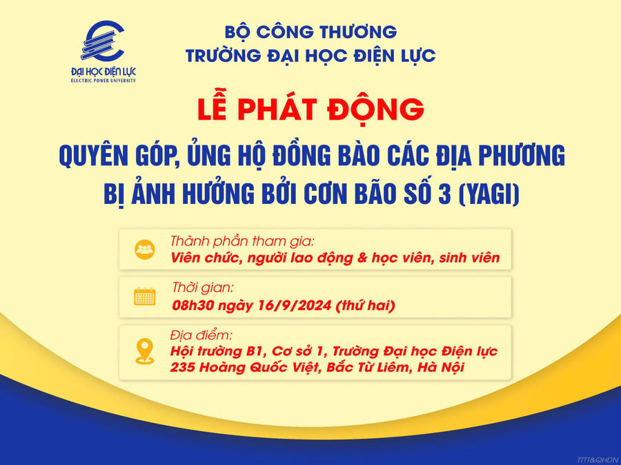 Gần 100 sinh viên Trường đại học Điện lực giúp người dân khắc phục hậu quả mưa lũ