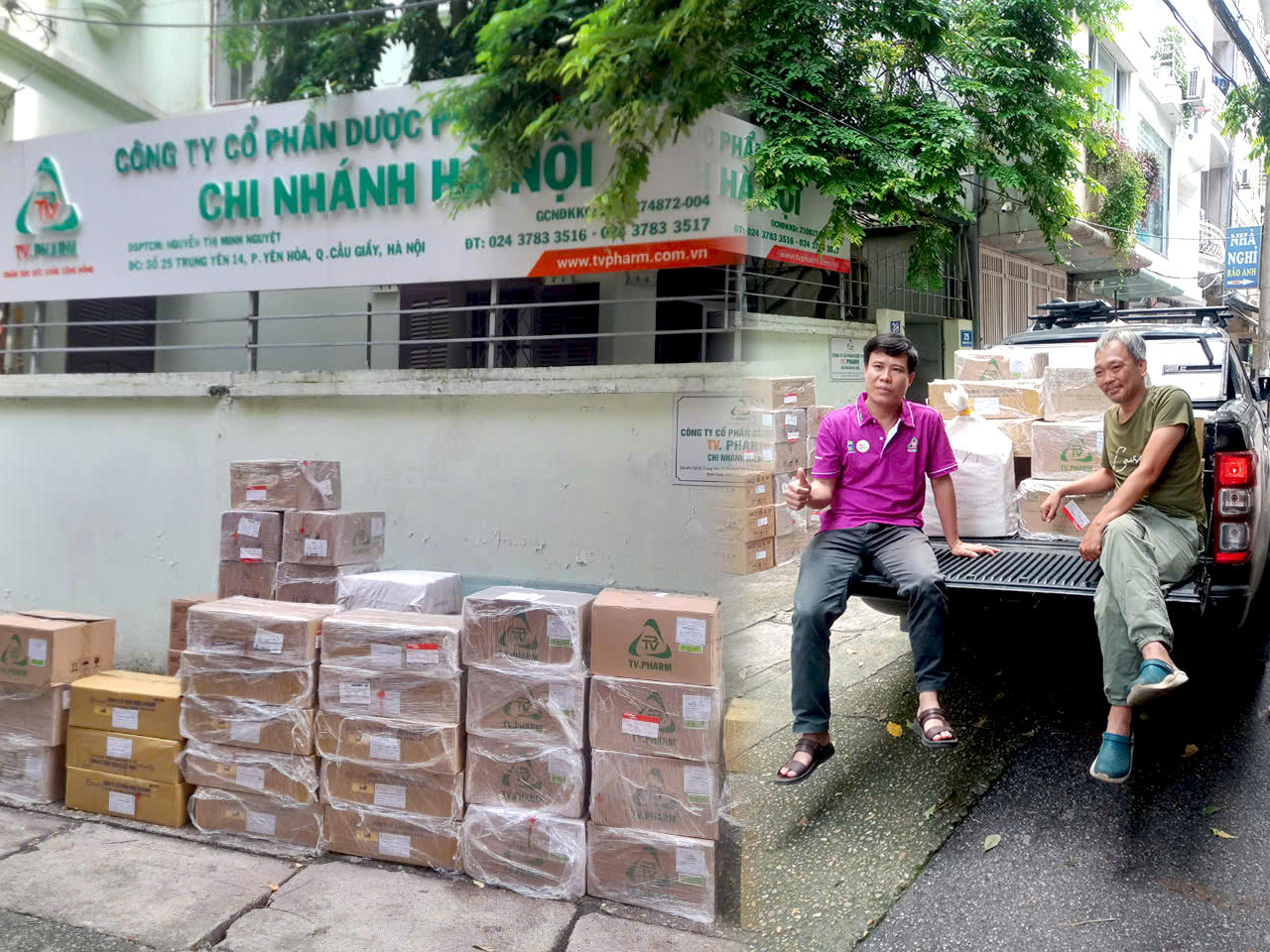 Dược phẩm TV.Pharm - AIKYA chung tay ủng hộ đồng bào bị thiệt hại do bão Yagi và lũ quét