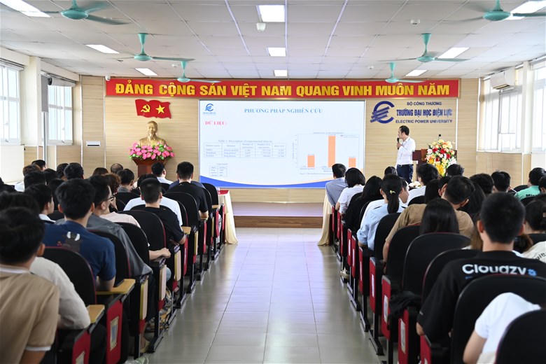 Trường Đại học Điện Lực thúc đẩy nghiên cứu khoa học trong sinh viên