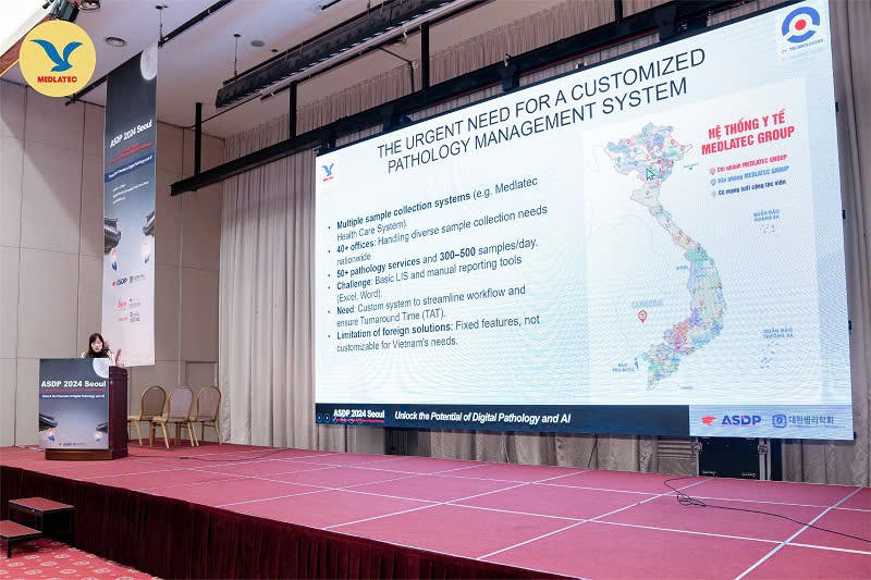 Công nghệ 'Made in MEDLATEC' báo cáo tại hội thảo lớn nhất châu Á về giải phẫu bệnh kỹ thuật số
