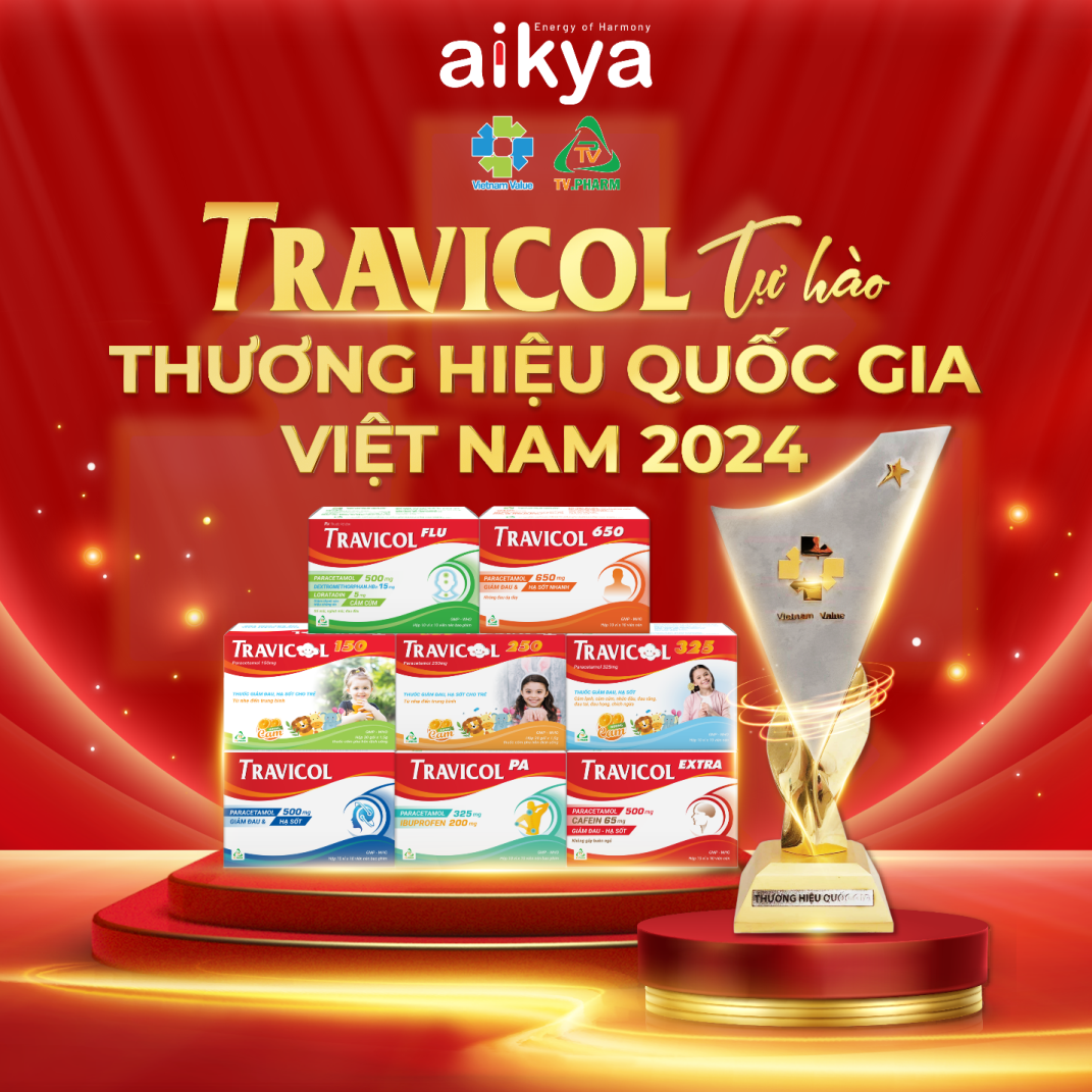Travicol được vinh danh thương hiệu Quốc gia Việt Nam lần thứ hai liên tiếp