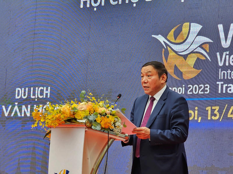 Khai mạc Hội chợ Du lịch quốc tế - VITM Hà Nội 2023 với chủ đề "Du lịch văn hoá Việt Nam"