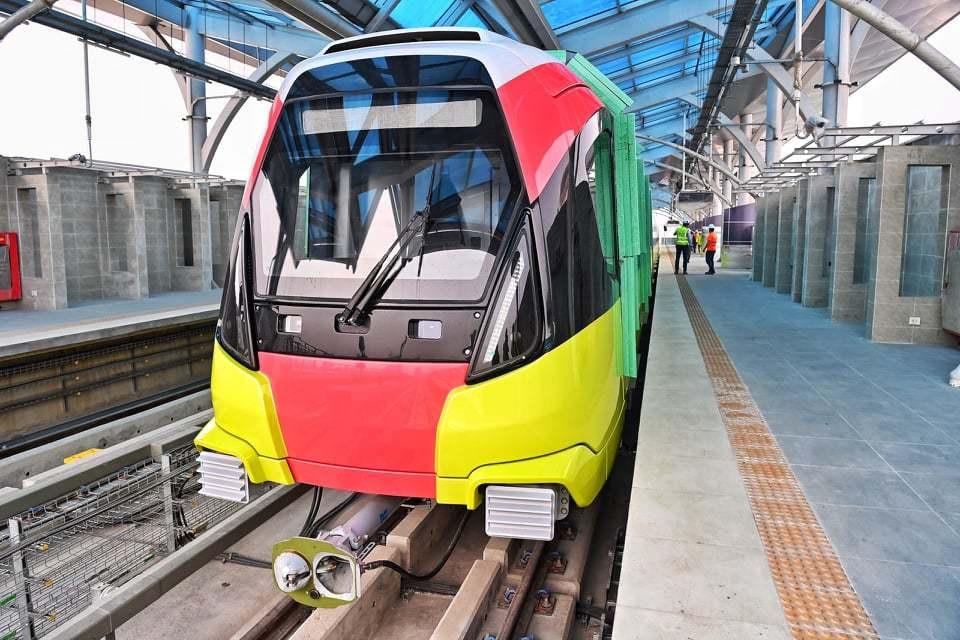 Tàu điện Metro Nhổn – Ga Hà Nội chạy thử tuyến trên cao vào ngày 5/12 tới
