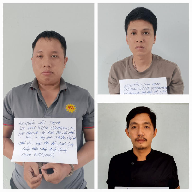 Vụ cướp tiệm vàng ở Bình Dương: 2/4 đối tượng đã sa lưới 