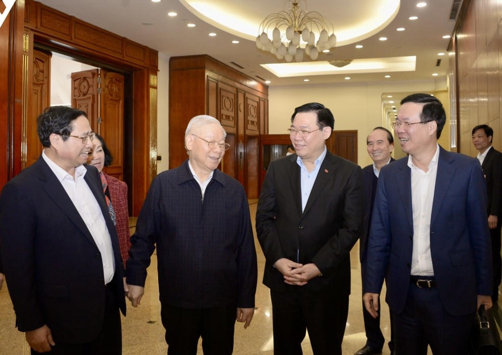 Tổng Bí thư Nguyễn Phú Trọng chủ trì họp Tiểu ban Nhân sự Đại hội XIV của Đảng