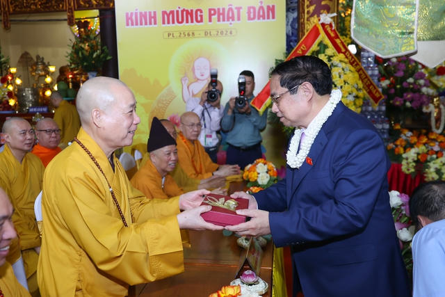 Thủ tướng Phạm Minh Chính chúc mừng Đại lễ Phật đản 2024