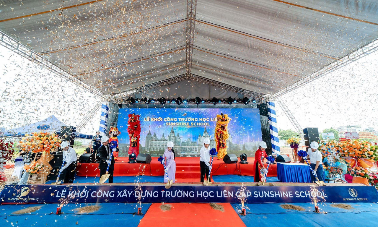 Khởi công xây dựng trường liên cấp Sunshine School