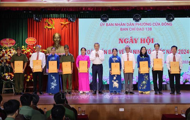 Chủ tịch nước Tô Lâm: Tiếp tục đổi mới phong trào Toàn dân bảo vệ an ninh Tổ quốc