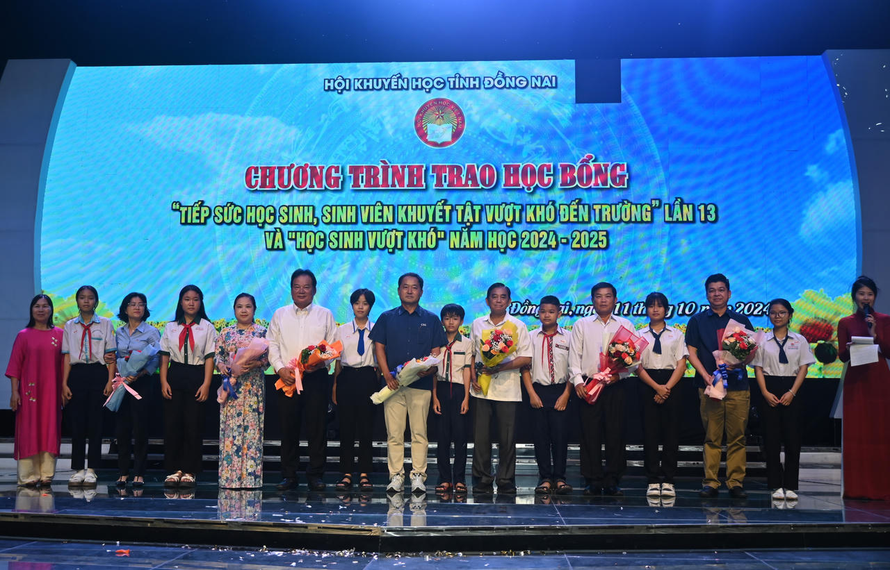 Vedan Việt Nam trao hơn 400 suất học bổng cho trẻ em tỉnh Đồng Nai và Bà Rịa - Vũng Tàu 