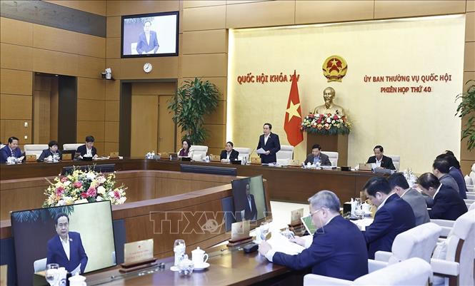 Khai mạc Phiên họp thứ 40 của Uỷ ban Thường vụ Quốc hội