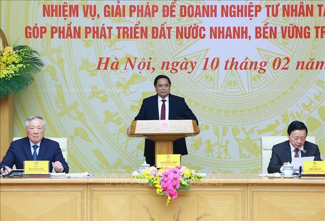 Hội nghị Thường trực Chính phủ với doanh nghiệp hàng đầu đất nước
