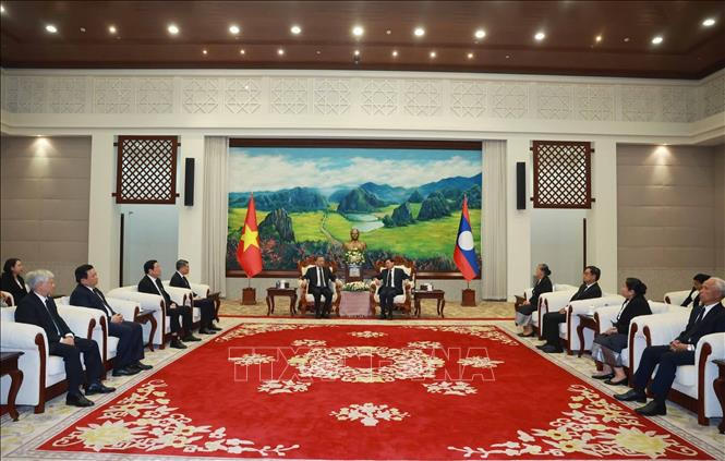 Tổng Bí thư Tô Lâm viếng đồng chí Khamtay Siphandone