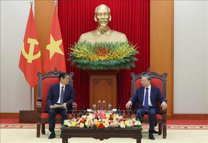 Tổng Bí thư Tô Lâm tiếp Đại sứ Nhật Bản tại Việt Nam Ito Naoki