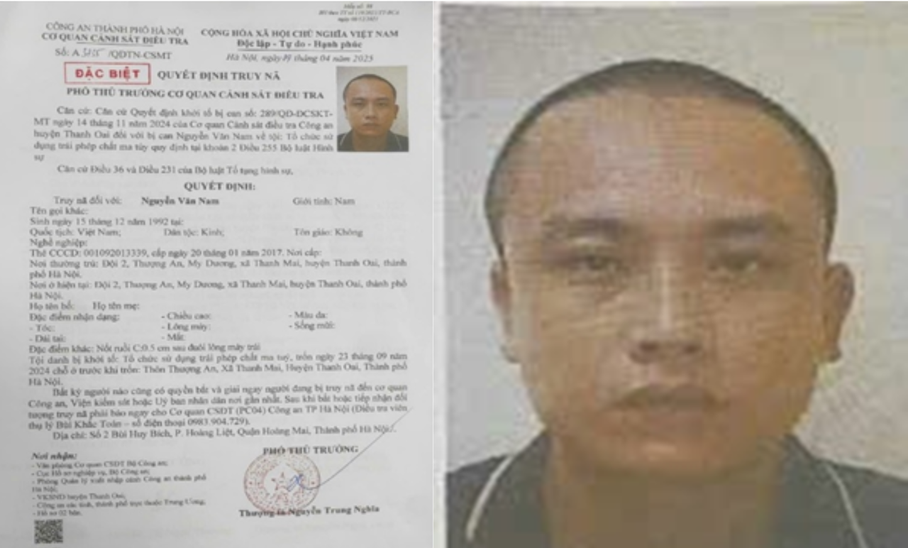 Truy nã đặc biệt đối tượng Tổ chức sử dụng trái phép chất ma túy