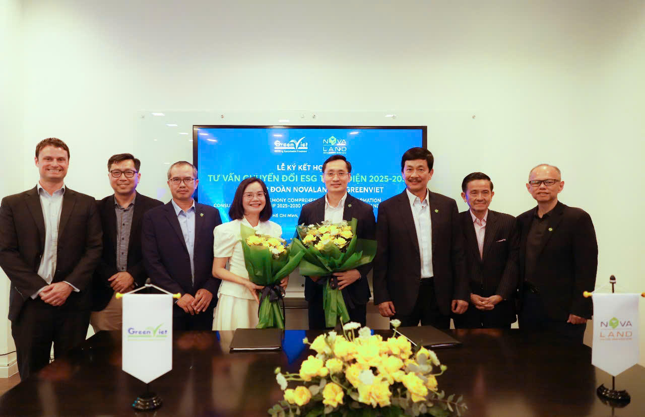 Novaland bắt tay GreenViet triển khai ESG toàn diện, hướng tới đạt chuẩn phát triển bền vững quốc tế 