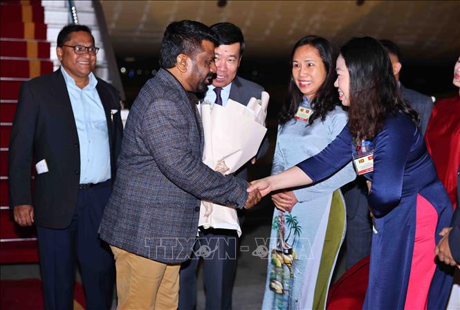 Tổng thống Sri Lanka Anura Kumara Dissanayaka bắt đầu thăm cấp Nhà nước đến Việt Nam