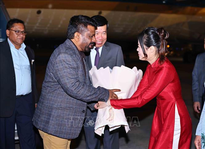 Tổng thống Sri Lanka Anura Kumara Dissanayaka bắt đầu thăm cấp Nhà nước đến Việt Nam