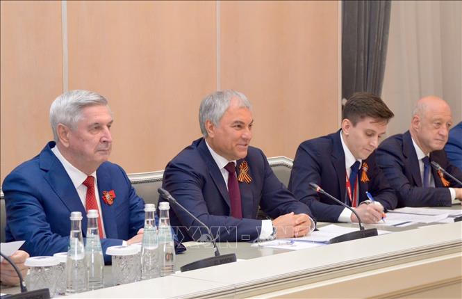 Tổng Bí thư Tô Lâm hội kiến Chủ tịch Duma Quốc gia Liên bang Nga