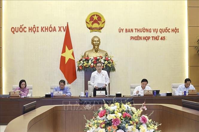 Khai mạc Phiên họp thứ 45 của Ủy ban Thường vụ Quốc hội