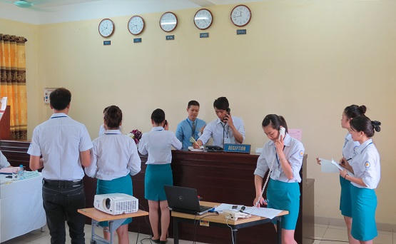 Trường Cao đẳng nghề Du lịch và dịch vụ Hải Phòng đã rất gần mục tiêu đào tạo “chuẩn” quốc tế