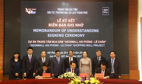 Hải Phòng: Xây dựng trung tâm mua sắm AeonMall hơn 4.000 tỷ đồng