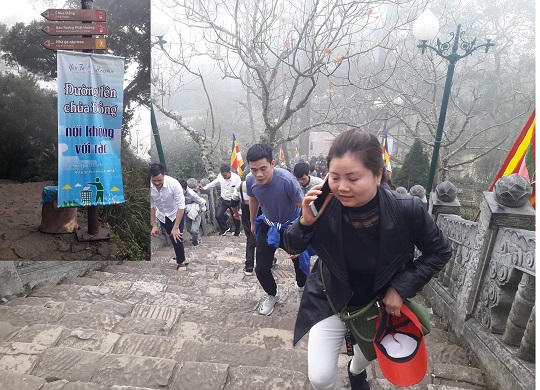 Hai ngày khai hội, gần 50.000 du khách hành hương về đất phật Yên Tử