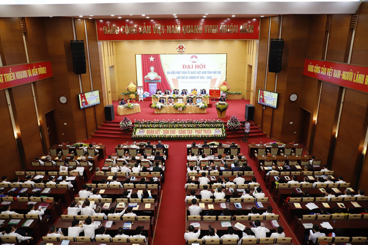 Ủy ban MTTQ Việt Nam tỉnh Phú Thọ tổ chức Đại hội đại biểu lần thứ XV