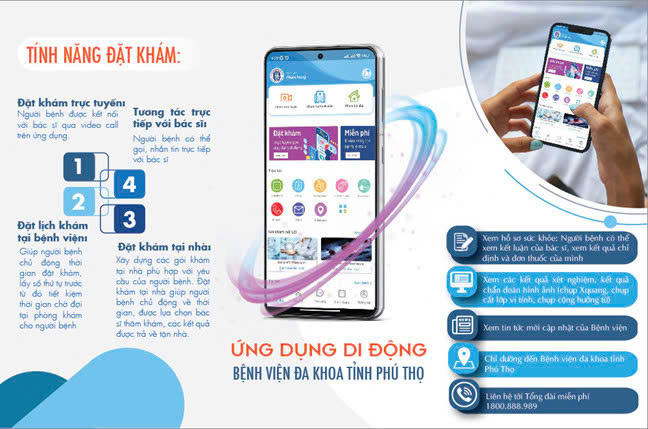 Bệnh viện Đa khoa tỉnh Phú Thọ đẩy mạnh chuyển đổi số, nâng cao chất lượng khám chữa bệnh