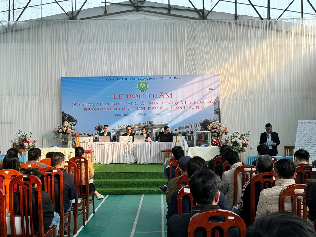 Bốc thăm quyền mua dự án nhà ở xã hội tại thành phố Việt Trì