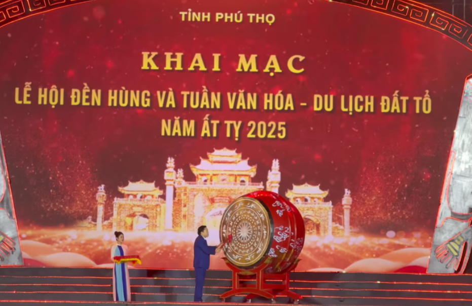 Khai mạc Lễ hội Đền Hùng và Tuần Văn hóa Du lịch Đất Tổ năm Ất Tỵ - 2025