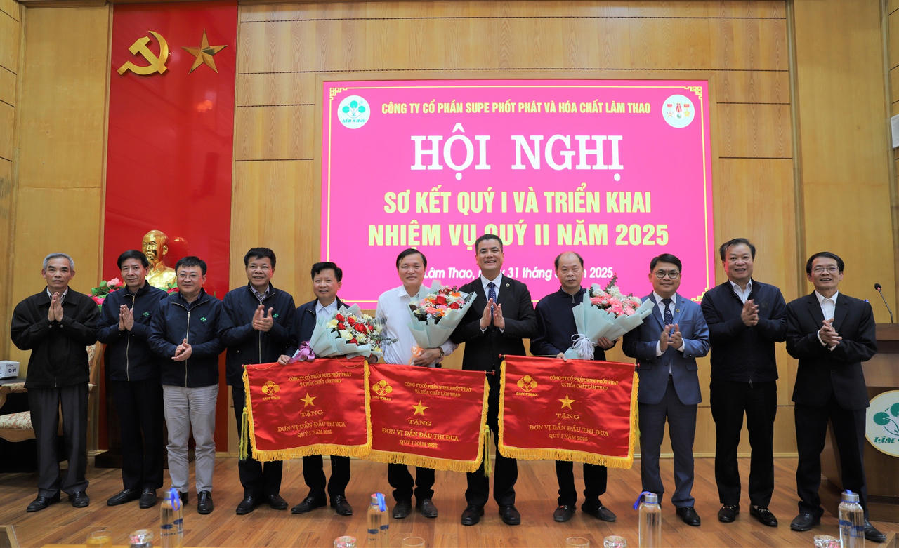 Supe Lâm Thao vượt kế hoạch quý I/2025, đẩy mạnh sản xuất và đổi mới sản phẩm