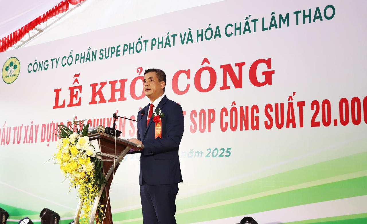 Tiên phong sản xuất SOP sạch, Supe Lâm Thao tạo bước ngoặt ngành phân bón Việt
