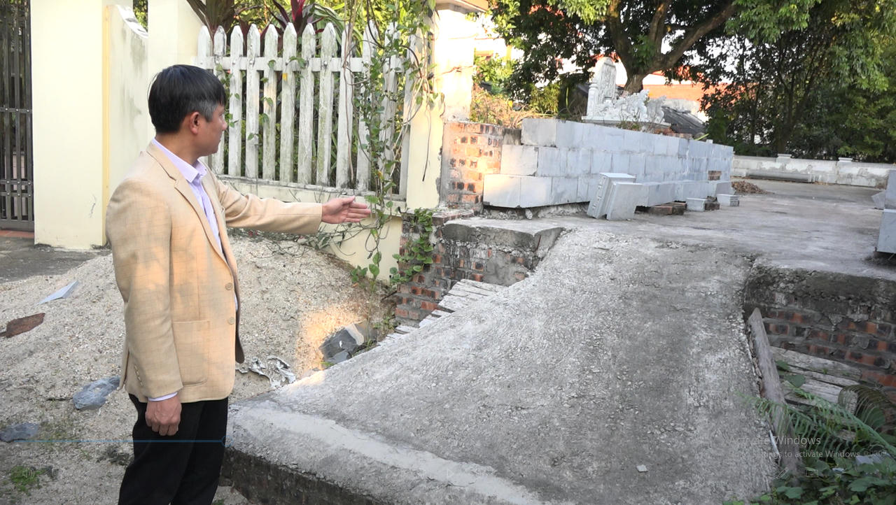 Lương Tài - Bắc Ninh: Miếu cổ nhiều đời của một dòng họ bị “xoá sổ” trước hành vi xây dựng trên đất lấn chiếm?