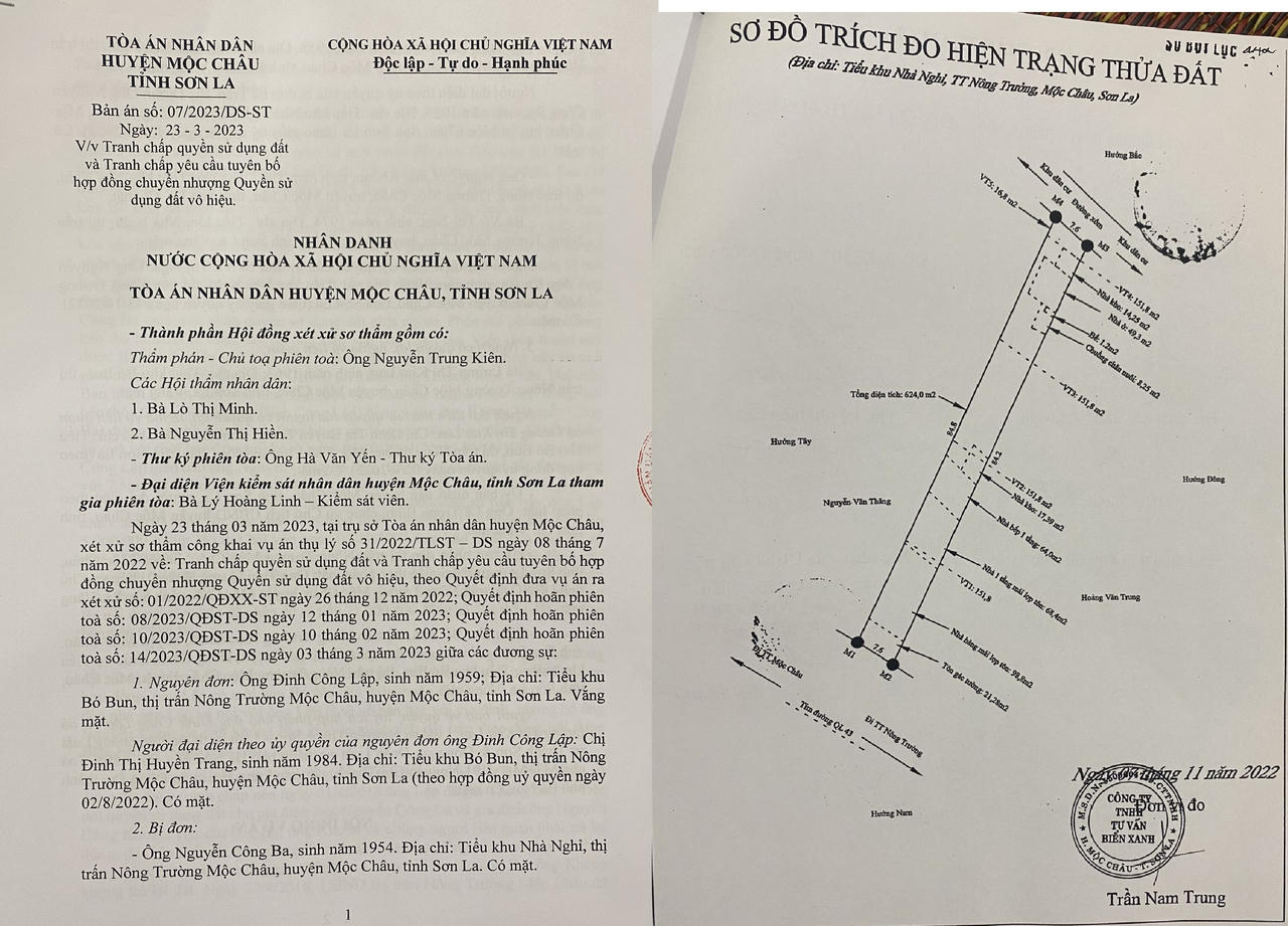 Sơn La: Bị đơn hơn 4 năm “mòn mỏi” theo kiện vụ “tranh chấp quyền sử dụng đất” tại huyện Mộc Châu