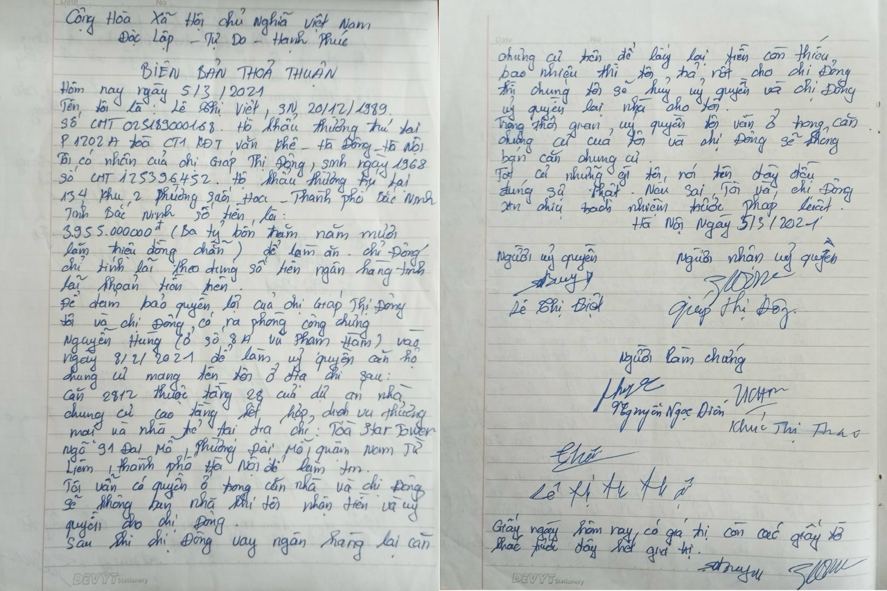 Hà Nội: Đảm bảo khoản vay bằng “Hợp đồng ủy quyền” người phụ nữ đứng trước nguy cơ “mất trắng” căn hộ gần chục tỷ đồng?