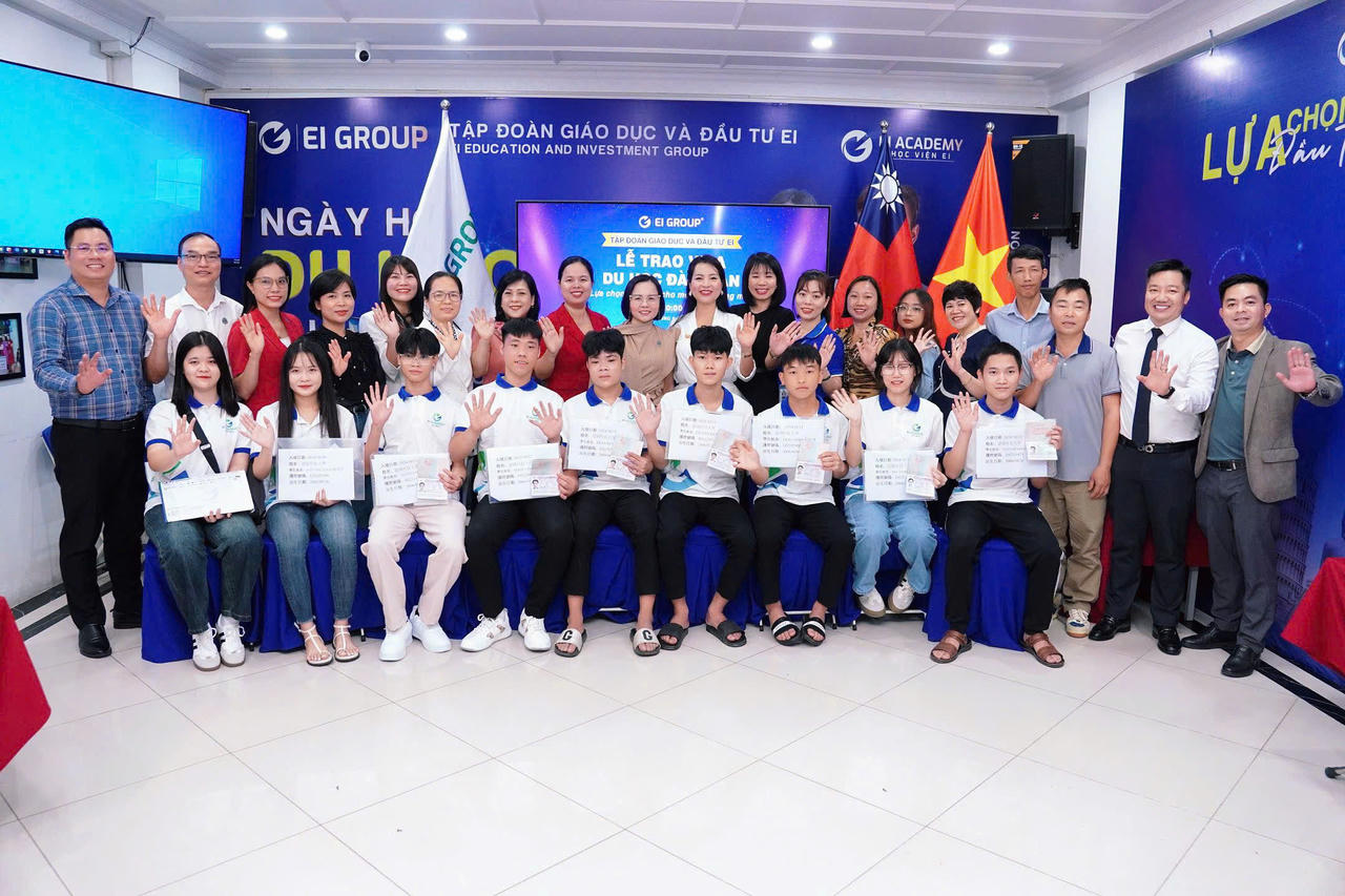 EI Group “chắp cánh” các du học sinh tới các trường đại học hàng đầu của Đài Loan