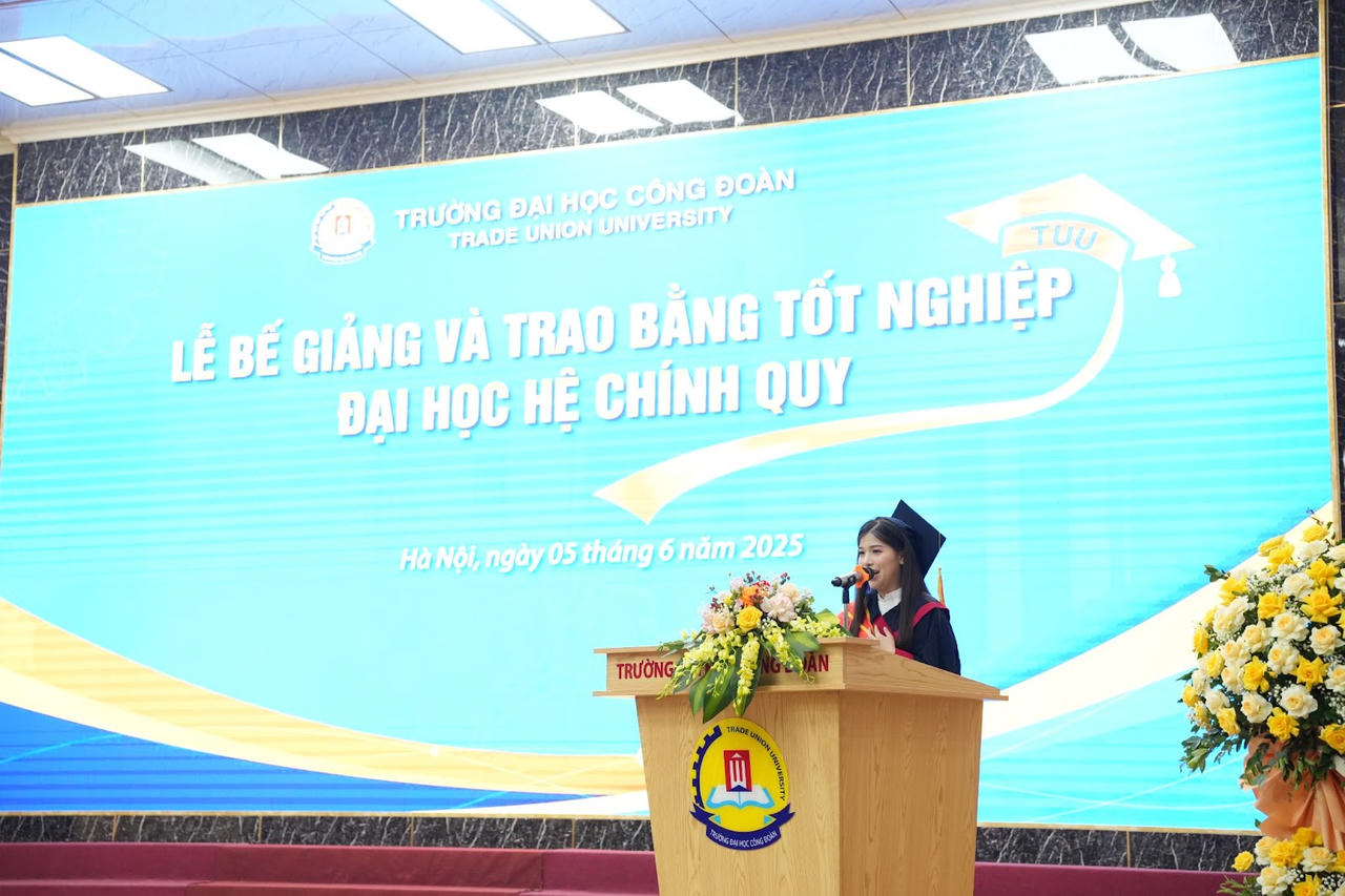 Trường Đại học Công đoàn tổ chức Lễ Bế giảng và Trao Bằng tốt nghiệp năm 2025
