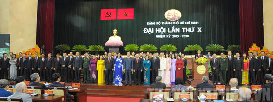 Công bố danh sách Ban Thường vụ Thành ủy TP. Hồ Chí Minh khoá X