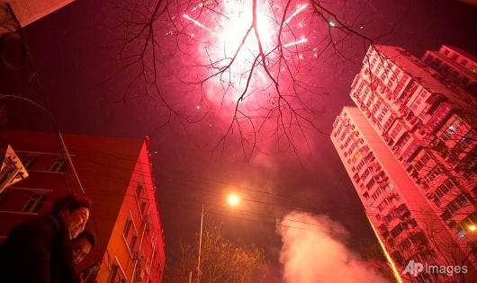 Thế giới tưng bừng đón năm mới Đinh Dậu