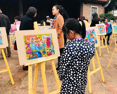 Trao giải cuộc thi vẽ tranh “Sải cánh vươn cao” 