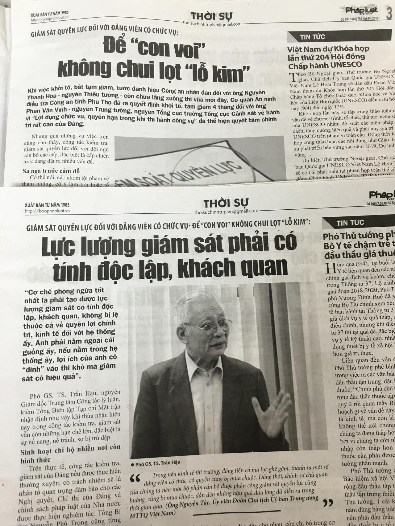 Giám sát quyền lực đối với đảng viên có chức vụ: Phải có dũng khí nhìn thẳng vào sự thật