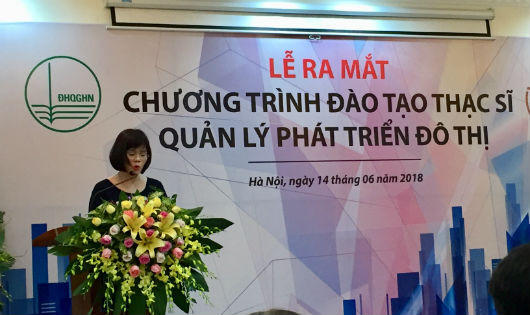 Lần đầu tiên đào tạo thạc sĩ quản lý đô thị 