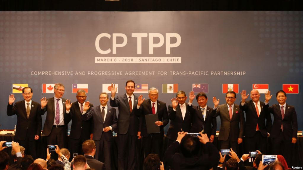 Hiệp định CPTPP có hiệu lực từ cuối năm 2018