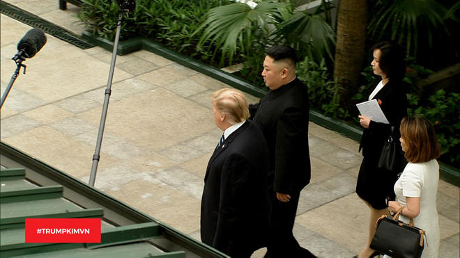 Ông Trump và ông Kim đang Hội nghị thượng đỉnh tại Metropole