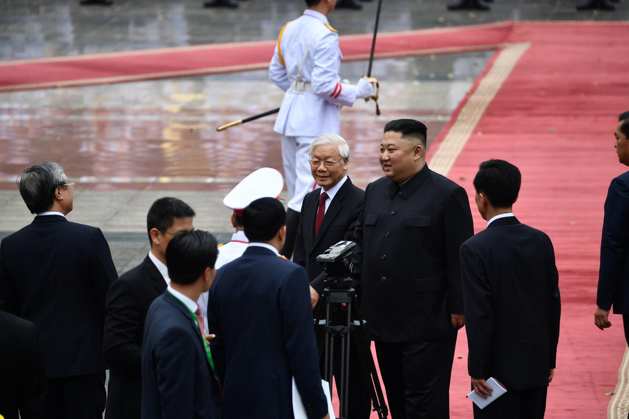 Tổng Bí thư, Chủ tịch nước Nguyễn Phú Trọng hội đàm với Chủ tịch Triều Tiên 