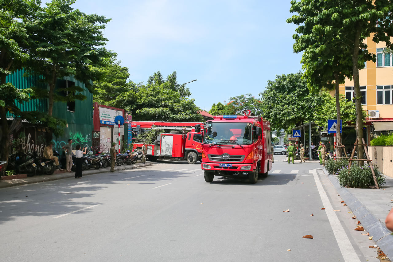 Diễn tập phòng cháy chữa cháy và cứu nạn, cứu hộ tại chung cư D’. Le Pont D’or